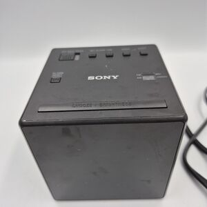 Sony Gray Digital Alarm Clock Radio
